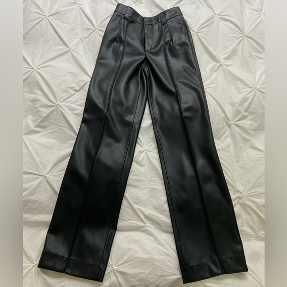 SOLD ON DEPOP Zara faux leather pants - Picture 4 of 15